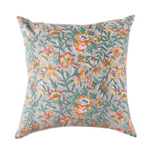 Load image into Gallery viewer, Block printed Cotton Cushion Cover,  Throw Cushion Cover, 45 x 45cm, 18x18”