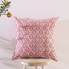 Load image into Gallery viewer, Block printed Cotton Cushion Cover,  Throw Cushion Cover, 45 x 45cm, 18x18”