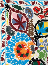 Load image into Gallery viewer, Hand Embroidered Suzani
