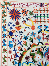 Load image into Gallery viewer, Hand Embroidered Suzani