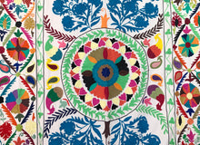 Load image into Gallery viewer, Hand Embroidered Suzani