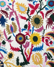 Load image into Gallery viewer, Hand Embroidered Suzani