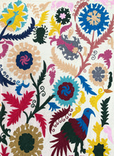 Load image into Gallery viewer, Hand Embroidered Suzani