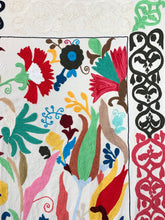 Load image into Gallery viewer, Hand Embroidered Suzani