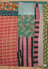Load image into Gallery viewer, Vintage Kantha Quilt