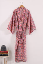 Load image into Gallery viewer, Kimono Block Print Long
