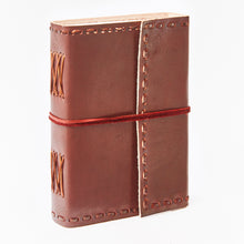 Load image into Gallery viewer, Medium Stitched Leather Journal