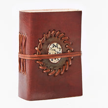 Load image into Gallery viewer, Mini Dalmatian Stone Leather Journal