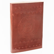 Load image into Gallery viewer, XL Printed Leather Journal w/ Lock