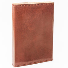Load image into Gallery viewer, XL Stitched Leather Journal w/ Lock