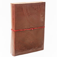 Load image into Gallery viewer, XL Amezonite Stone Leather Journal