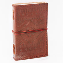 Load image into Gallery viewer, Large Tall Printed & Stitched Leather Journal
