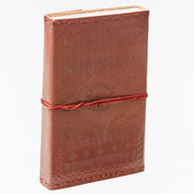 Load image into Gallery viewer, Large Tall Printed & Stitched Leather Journal
