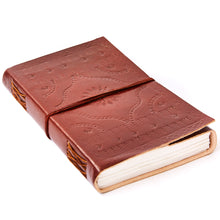 Load image into Gallery viewer, Large Tall Printed Leather Journal