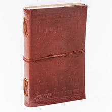 Load image into Gallery viewer, Large Tall Printed Leather Journal