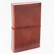 Load image into Gallery viewer, Large Tall Printed Leather Journal