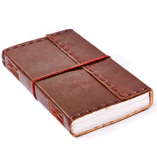 Load image into Gallery viewer, Large Tall Stitched Leather Journal