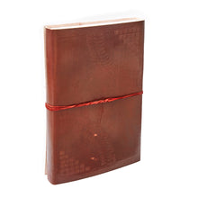 Load image into Gallery viewer, A4 Turquoise Stone Leather Journal