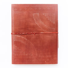 Load image into Gallery viewer, Leather Photo Album Turquoise Stone XL