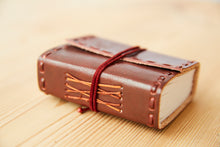 Load image into Gallery viewer, Mini Stitched Leather Journal