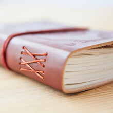 Load image into Gallery viewer, Medium Printed Leather Journal