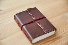 Load image into Gallery viewer, Medium Stitched Leather Journal