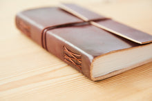 Load image into Gallery viewer, Large Tall Plain Leather Journal