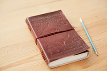 Load image into Gallery viewer, Large Tall Printed Leather Journal