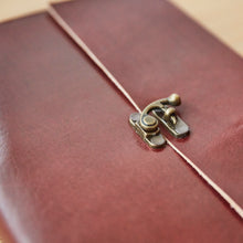 Load image into Gallery viewer, XL Plain Leather Journal w/ Lock