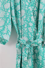 Load image into Gallery viewer, Kimono Block Print Long