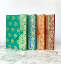 Load image into Gallery viewer, A4 Sari Journal - 4 colours