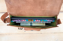 Load image into Gallery viewer, Leather Laptop Satchel 15"