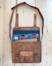 Load image into Gallery viewer, Leather Laptop Satchel 15"