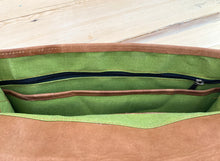 Load image into Gallery viewer, Leather Laptop Satchel 15"