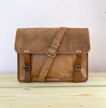 Load image into Gallery viewer, Leather Shoulder Messenger Bag