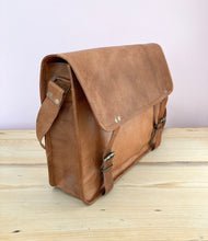 Load image into Gallery viewer, Leather Shoulder Messenger Bag
