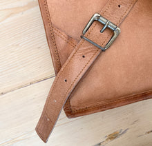 Load image into Gallery viewer, Leather Roll-top Rucksack Large