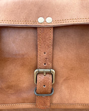 Load image into Gallery viewer, Leather Roll-top Rucksack Large