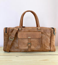 Load image into Gallery viewer, Leather Weekend Bag