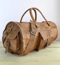 Load image into Gallery viewer, Leather Duffel Bag