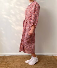 Load image into Gallery viewer, Kimono Block Print Long