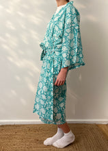 Load image into Gallery viewer, Kimono Block Print Long