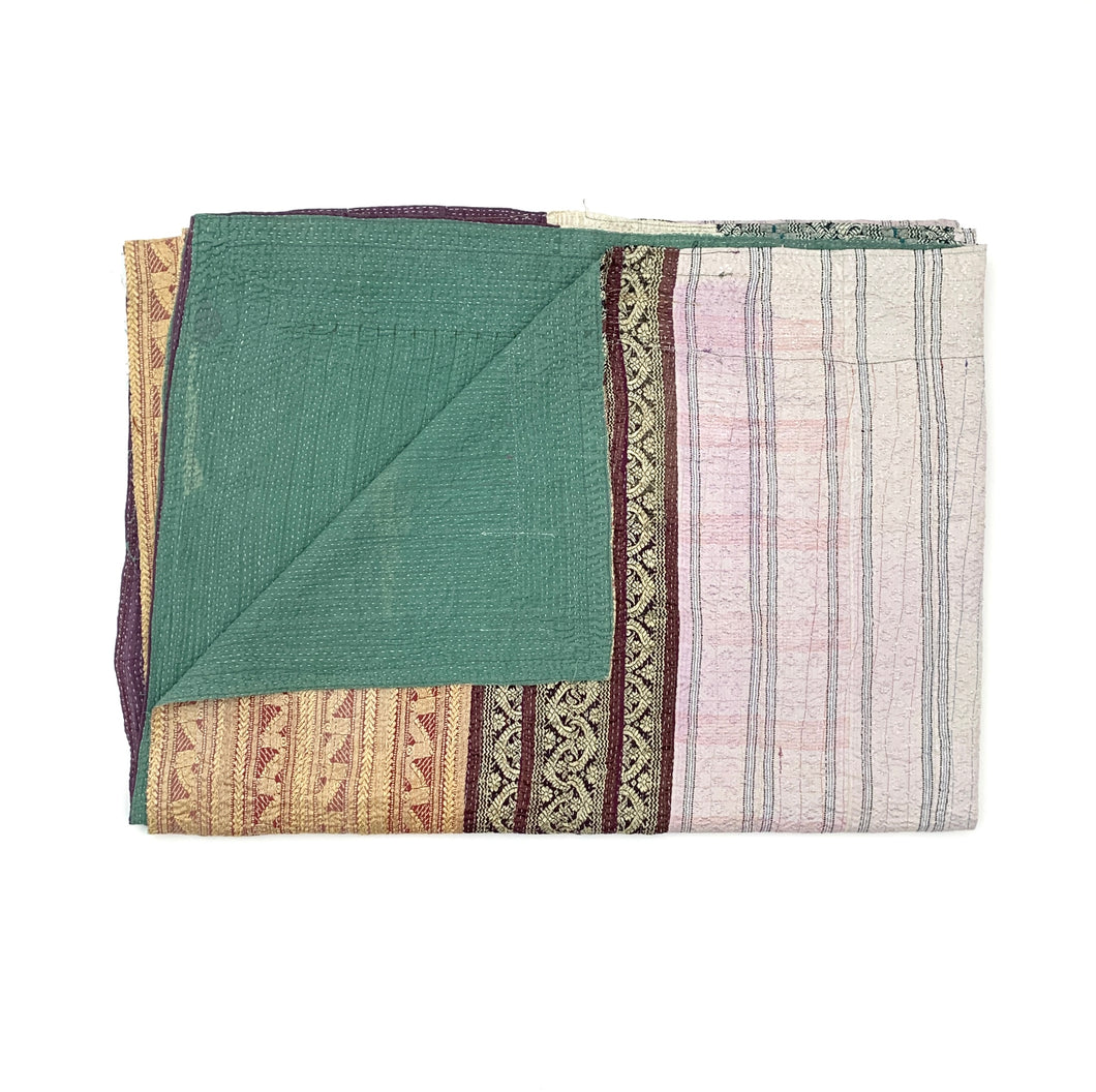 Vintage Kantha Quilt