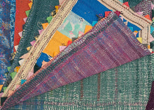 Load image into Gallery viewer, Vintage Kantha Quilt