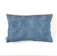 Load image into Gallery viewer, Vintage Indigo Kantha Cushion Cover , Pillow Case, 40 cm x 60 cm