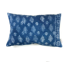 Load image into Gallery viewer, Vintage Indigo Kantha Cushion Cover , Pillow Case, 40 cm x 60 cm