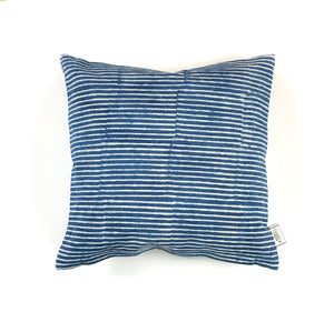 Vintage Indigo Kantha Cushion Cover , Pillow Case, 45 cm x 45 cm