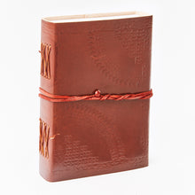 Load image into Gallery viewer, Medium Unakite Stone Leather Journal