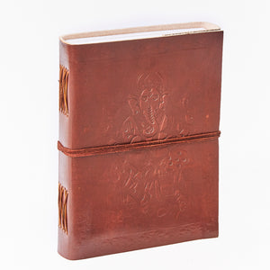 Large Ganesh Leather Journal