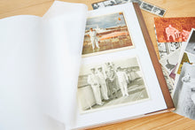 Load image into Gallery viewer, Leather Photo Album Turquoise Stone XL